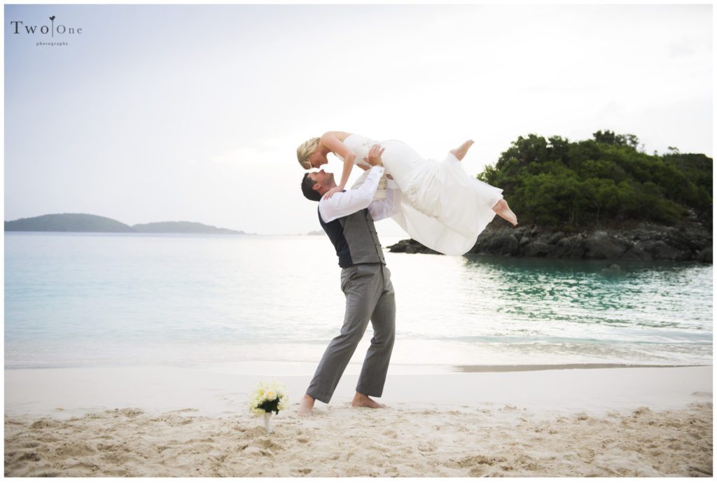 Trunk Bay Wedding St. John US Virgin Islands