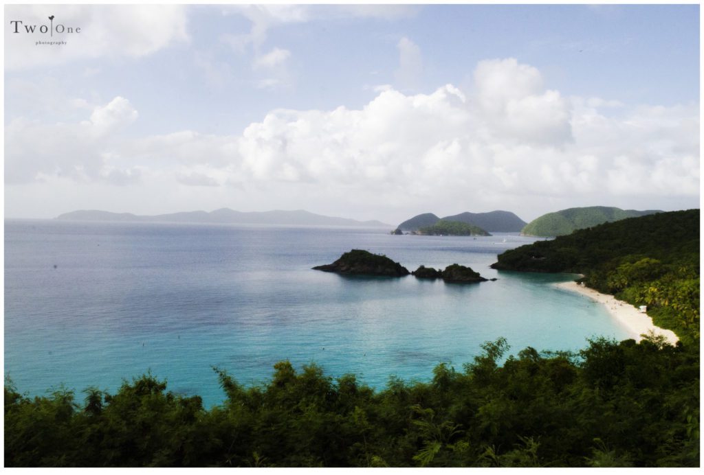 Trunk Bay Wedding St. John US Virgin Islands by Two One Photography