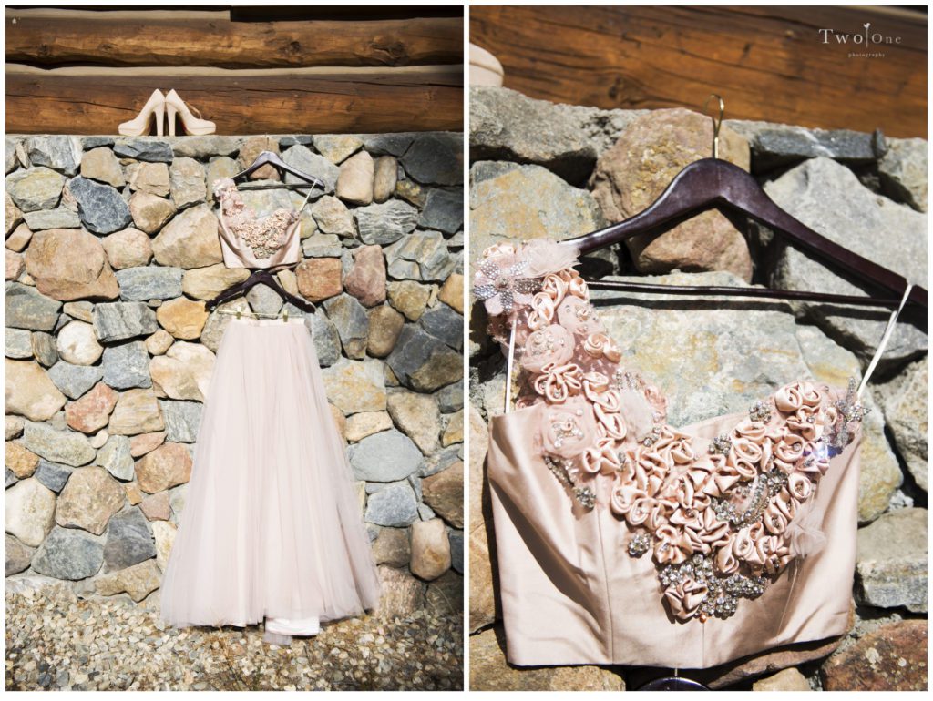 Jo and Sean at Devil's Thumb Ranch Wedding