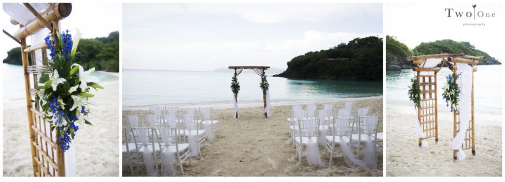 Janelle and Mick at Trunk Bay Wedding St. John US Virgin Islands