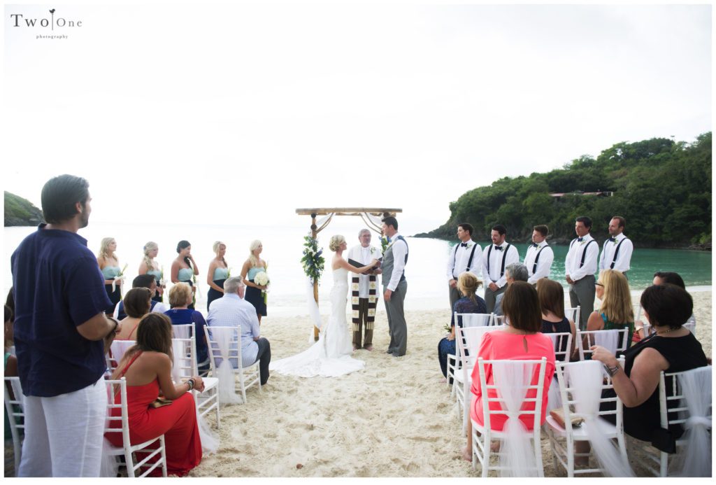 Janelle and Mick at Trunk Bay Wedding St. John US Virgin Islands