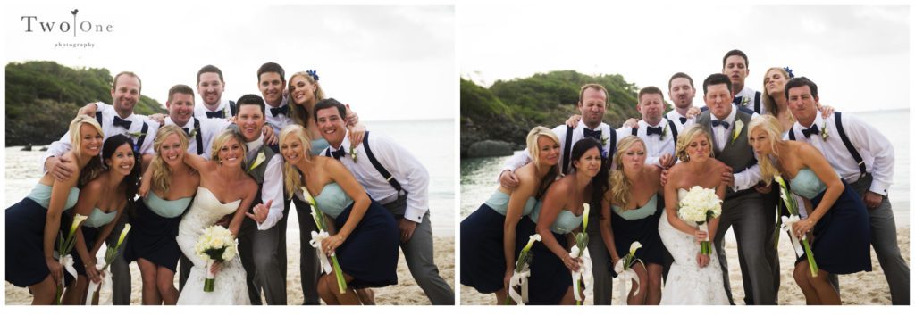 Janelle and Mick at Trunk Bay Wedding St. John US Virgin Islands