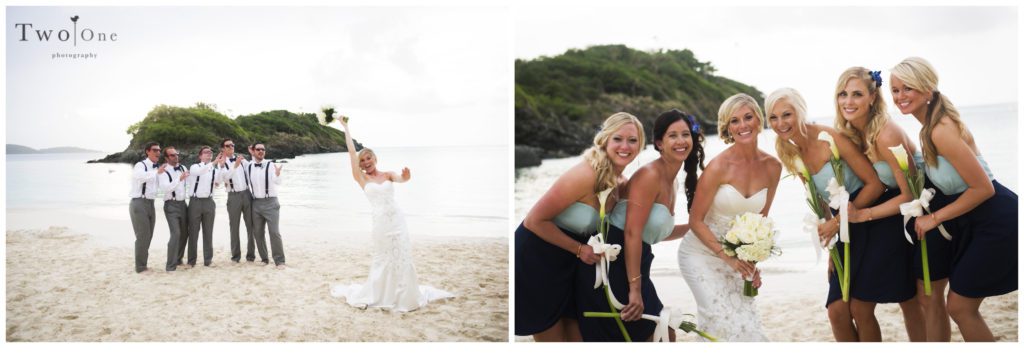 Trunk Bay Wedding St. John US Virgin Islands by Two One Photography