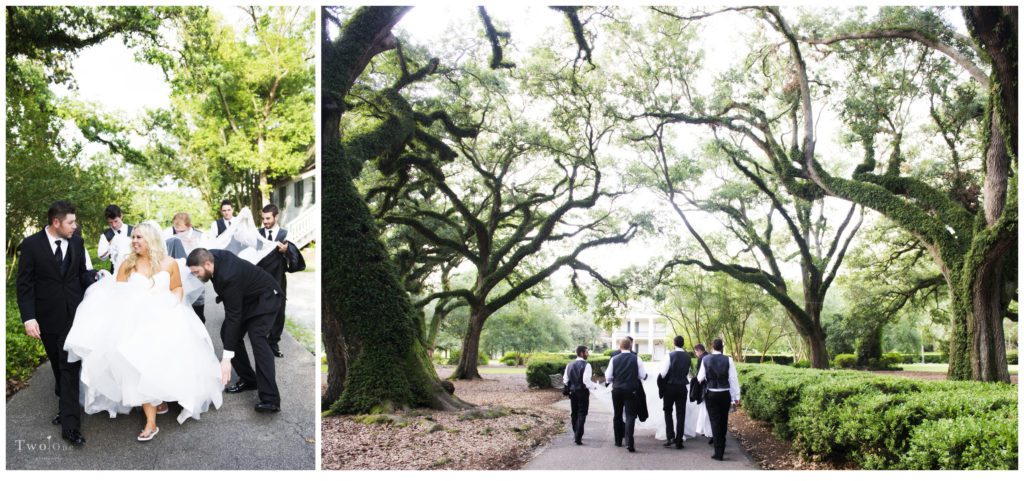 Amy and Casey at Oak Alley Plantation Wedding
