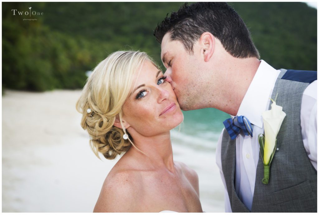 Trunk Bay Wedding St. John US Virgin Islands