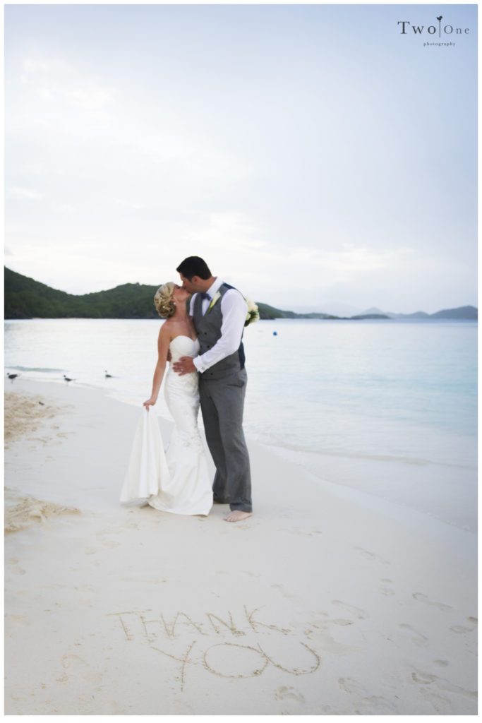 Trunk Bay Wedding St. John US Virgin Islands