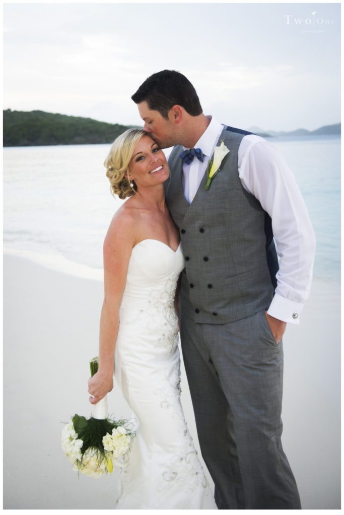Janelle and Mick at Trunk Bay Wedding St. John US Virgin Islands