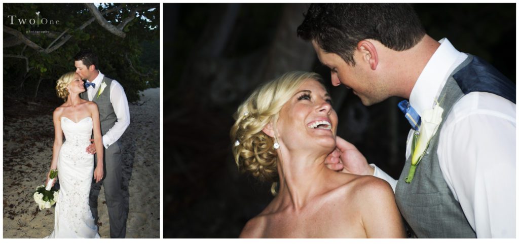 Trunk Bay Wedding St. John US Virgin Islands by Two One Photography