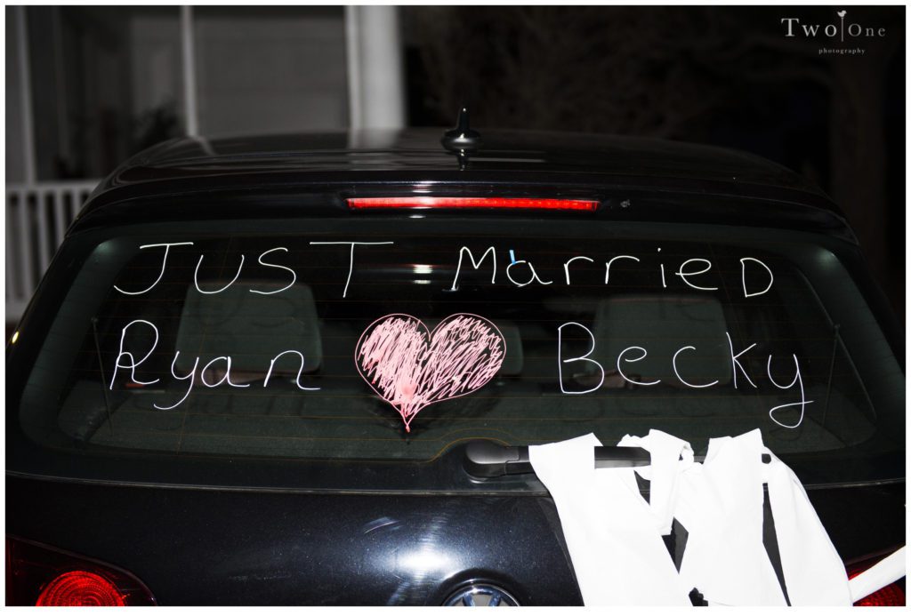 Becky and Ryan at Manor House Wedding