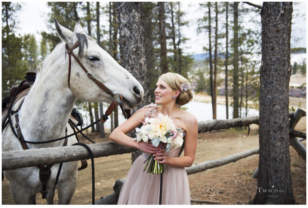 Jo and Sean at Devil's Thumb Ranch Wedding
