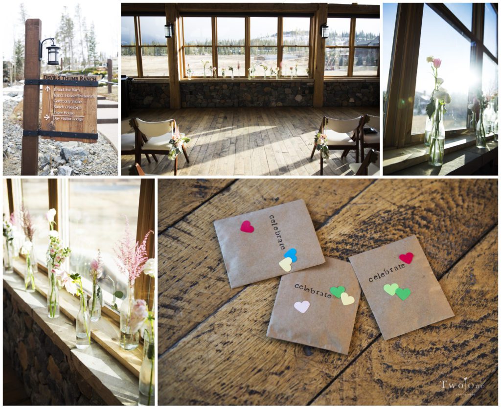 Devil's Thumb Ranch Wedding by Two One Photography