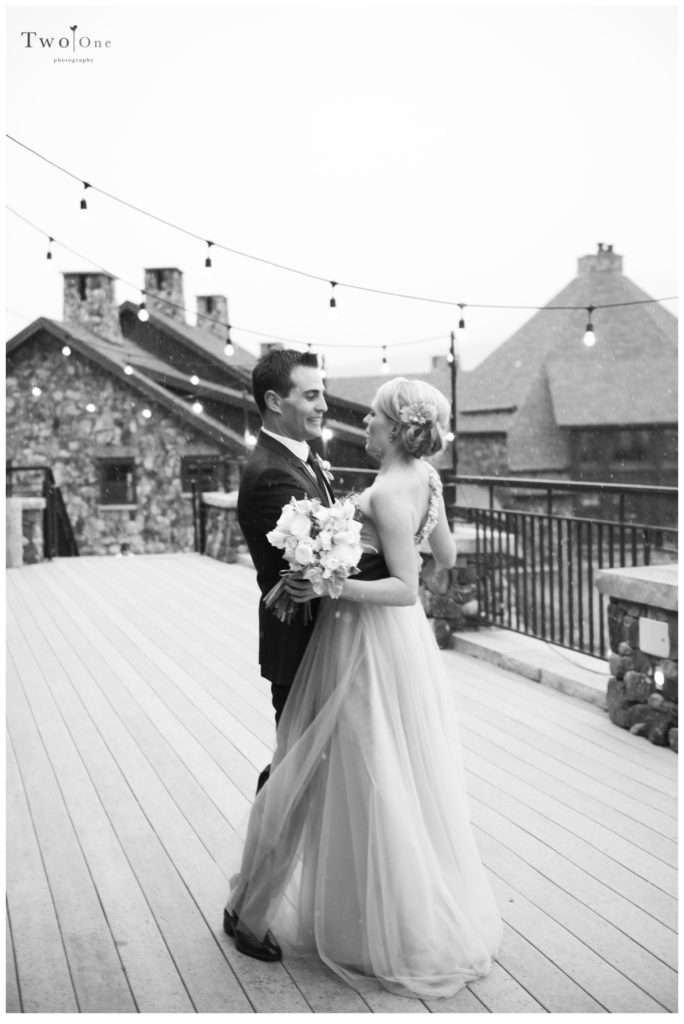 Jo and Sean at Devil's Thumb Ranch Wedding