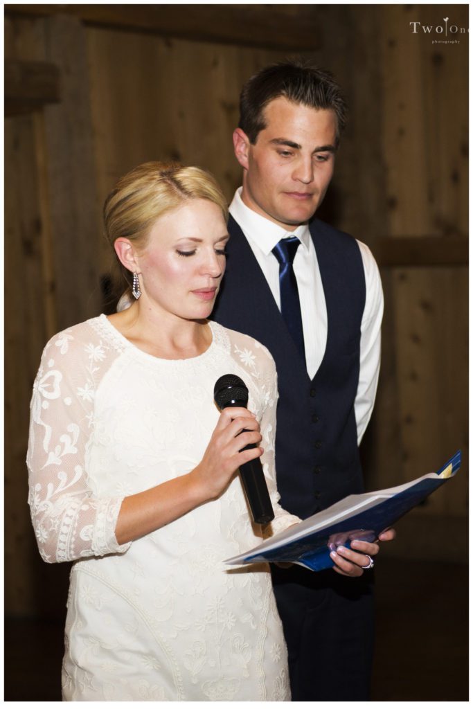 Jo and Sean at Devil's Thumb Ranch Wedding